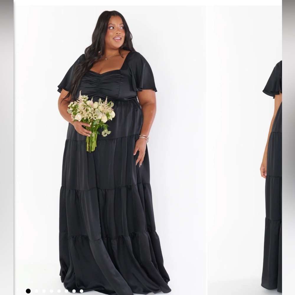 Show Me Your MuMu Black Maxi Bridesmaid Dress